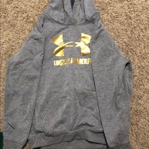 Under armor grey hoodie